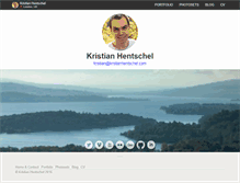 Tablet Screenshot of kristianhentschel.com
